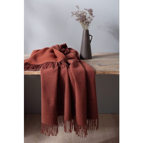 Biederlack ROST-TERRACOTTA CASHMERE pléd, 130x170 cm