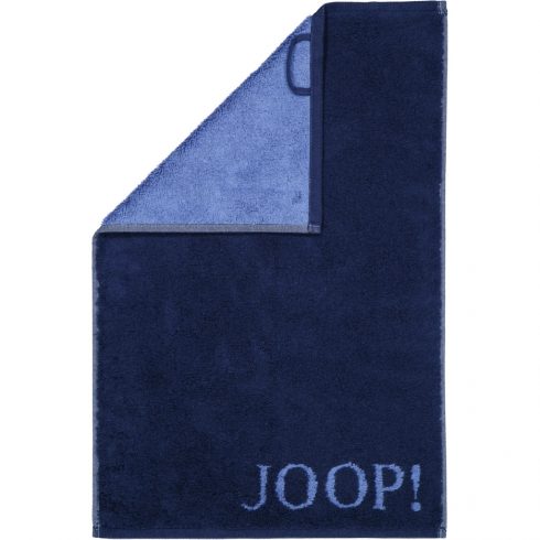 Joop Doubleface navy frottir törölköző, 30x50 cm, kéztörlő